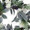 Iced Hydrangea and Blueberry Artificial Christmas Wreath with Glitter 26 Inch
